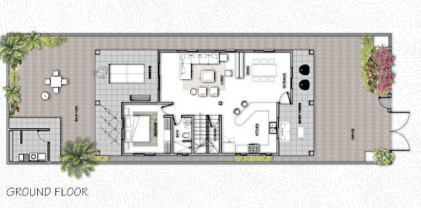 View Ground Floor Casa Perros Afortunados Ground Floor Floorplan